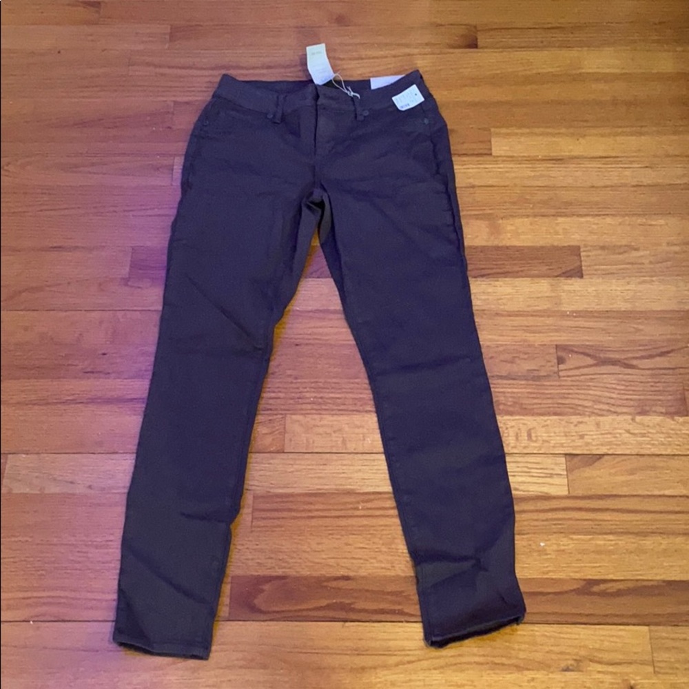 brown maurices denim flex jegging pants